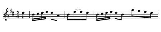 Donald Cooper and his man - staff notation