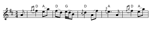 Donald MacPherson's Lament - staff notation