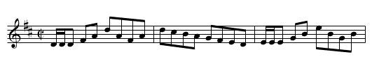 Donald Stewart the Piper - staff notation