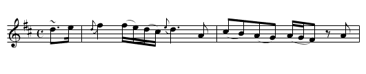 DONALD - staff notation