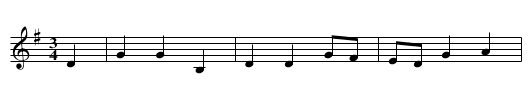 Donald's Return To Glencoe - staff notation