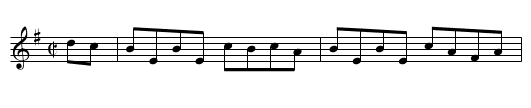 Donegal Highland - staff notation