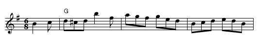 Donegal Jig - staff notation