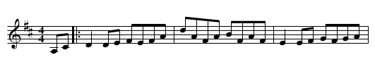 Donegal Reel - staff notation