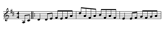 Donegal Reel - staff notation