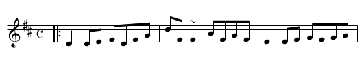 Donegal Reel - staff notation