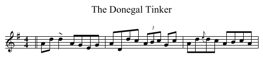 Donegal Tinker, The  - staff notation