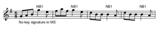 Donet be Lasey. TCo.06 - staff notation