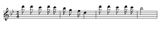 Dongda feiyengdui - staff notation
