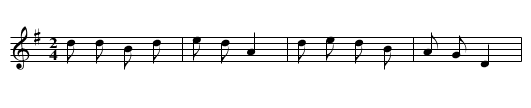 Dongshan diao - staff notation