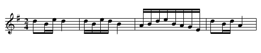 Dongting sijige - staff notation