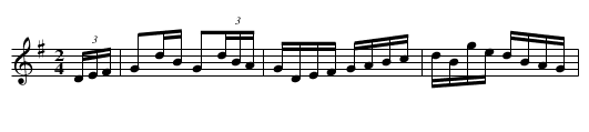 Donnybrook [2] - staff notation