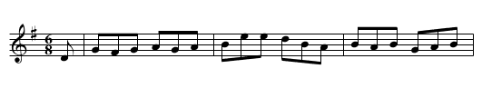 Donnybrook Fair - staff notation