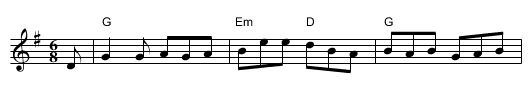 -Donnybrook Fair - staff notation