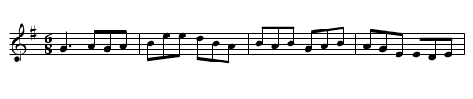 Donnybrook Fair - staff notation