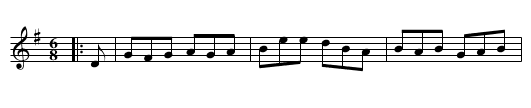 Donnybrook Fair - staff notation