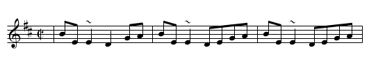 Donoghue's Reel - staff notation