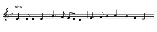 Don't You See My Billy Coming - staff notation