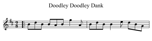 Doodley Doodley Dank - staff notation