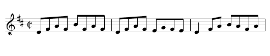 Doon Reel, The - staff notation