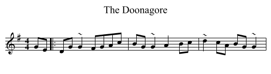 Doonagore, The  - staff notation