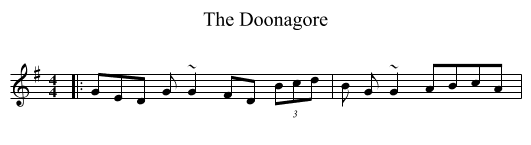 Doonagore, The  - staff notation