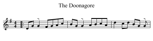 Doonagore, The  - staff notation