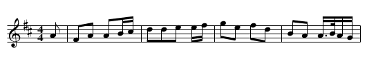 Doran's Ass - staff notation