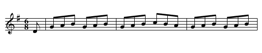 DORR'S RETREAT - staff notation