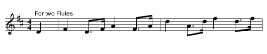 Dorsetshire March - staff notation