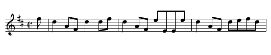 Double Kisses - staff notation