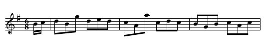 Doublings - staff notation