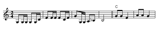 Doudlebska polka - staff notation