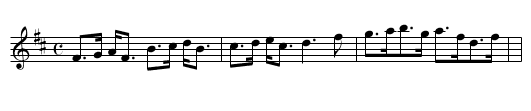 Dougal More - staff notation