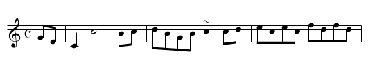 Douglas - staff notation