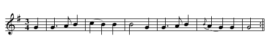 Dove [2], The - staff notation