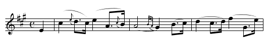 Dove Cot, The - staff notation