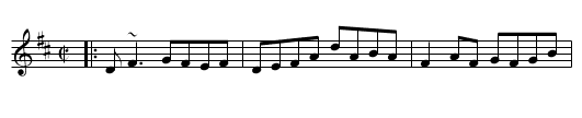 Dowd's #9 - staff notation