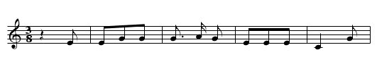 Down, Down, Down - staff notation