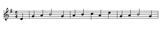 Down In Our Village Version 1 of 2 - staff notation