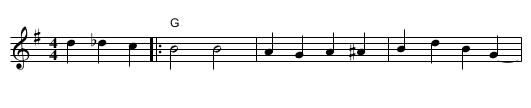 Down Yonder - staff notation