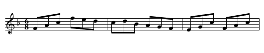 Downfall of the Wells.  JJo6.172 - staff notation