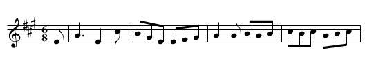Dr. James Hamilton's Reel - staff notation