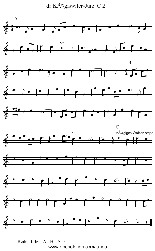 dr KÃ¤giswiler-Juiz  C 2+ - staff notation