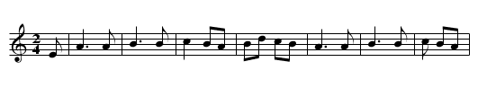D'r. Maia - staff notation