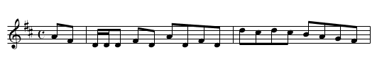 Dr. Marshall's (Braemar) - staff notation