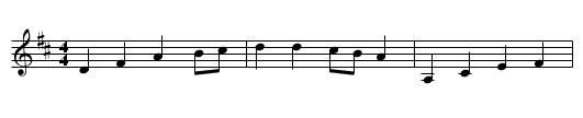 Dragon, The  - staff notation