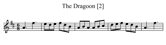 Dragoon [2], The - staff notation