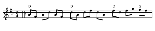 Draper's Gardens - staff notation