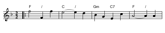 Draw Cupid Draw - staff notation